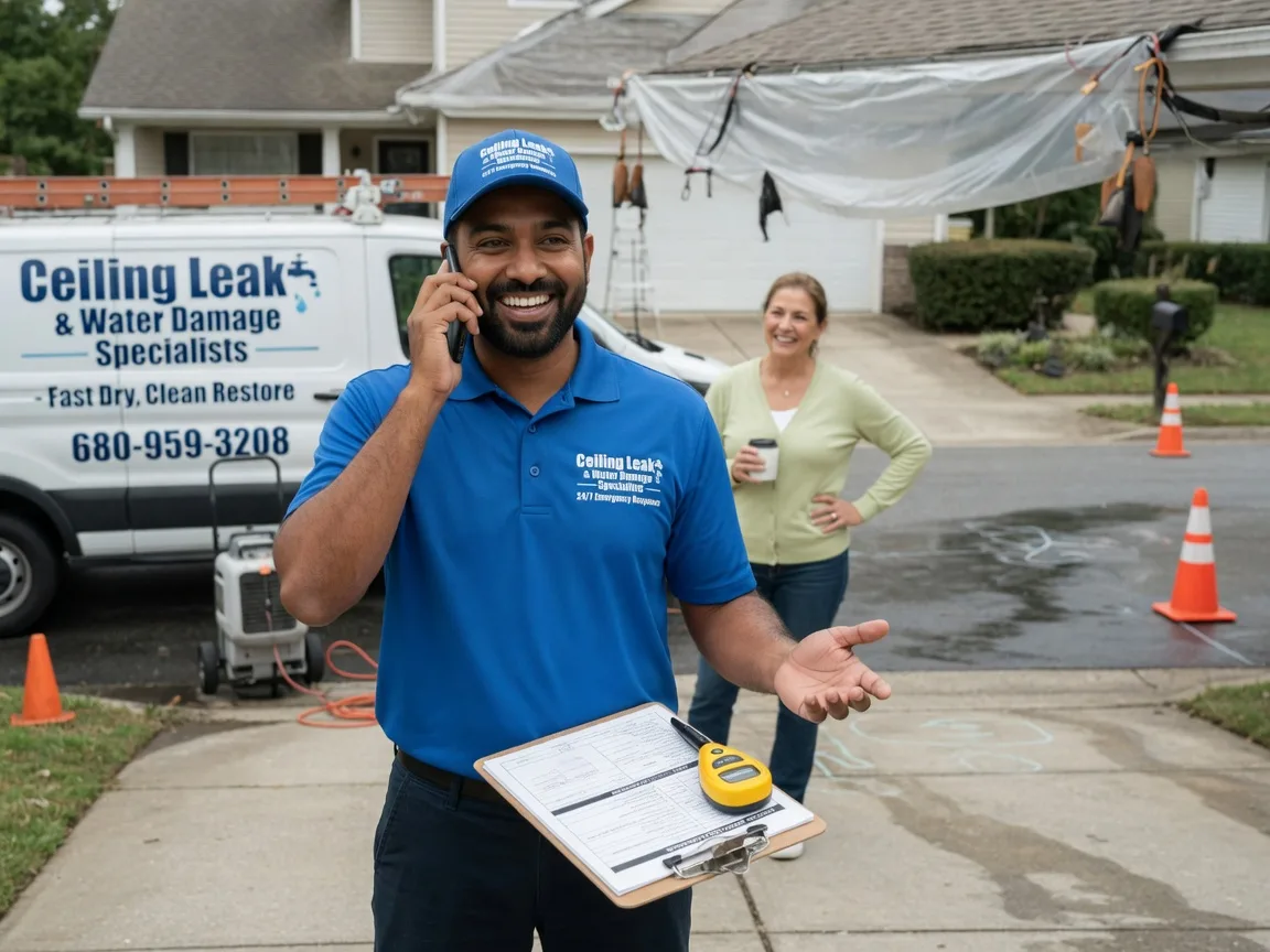 Ceiling Leak Cleanup Mineral Point, MO FAQs